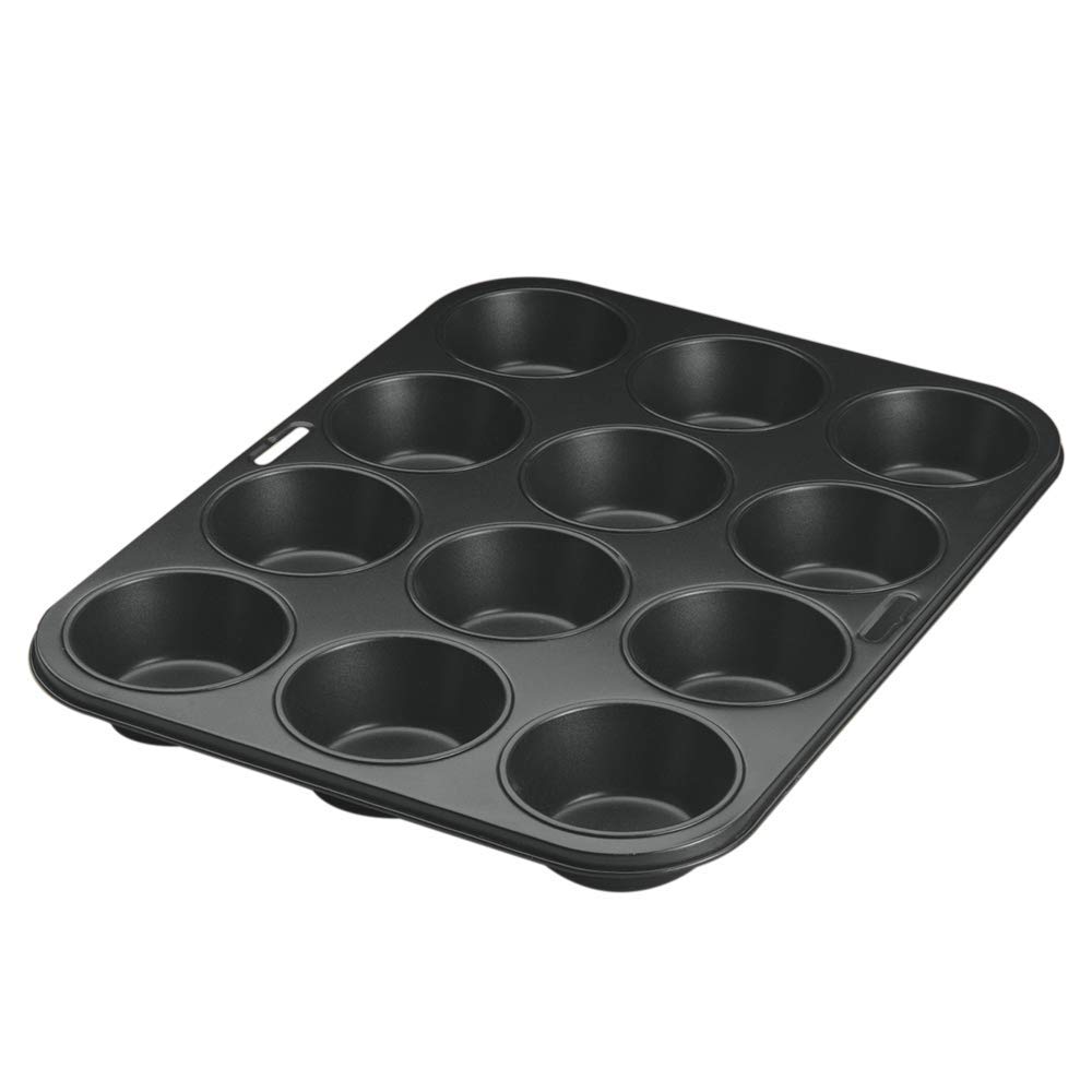 Metaltex Muffin pan Superior 35x26cm, Metal, Silver, 3 x 26.8 x 37.8 cm