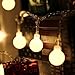 LUCKLED Fairy Globe String Lights, 100 LED Christmas Lights with UL Certified Adapter for Indoor and Outdoor, Home, Lawn Garden, Patio, Wedding, Party, Holiday Decorations (Warm White)