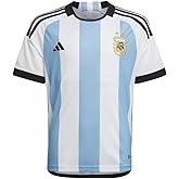 adidas Argentina Youth Home World Cup Jersey (as1, Alpha, x_s, Regular, X Small) White/Light Blue