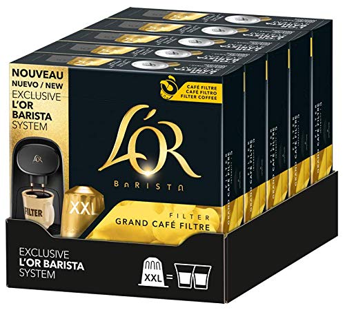 LOr Barista Grand Café De Filtro (Intensidad 5) 50 Cápsulas ...