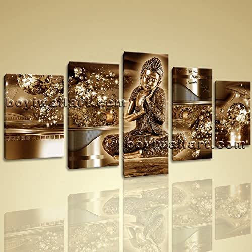 Huge Unique Buddha Wall Art Decor Modern