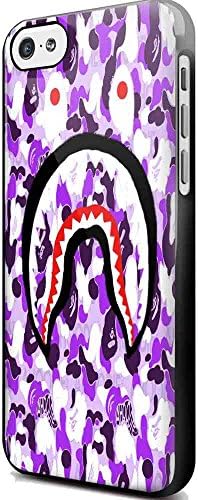 Bape Shark Violet for Iphone and Samsung Galaxy Case (iPhone 5C black)