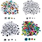 500 pcs Googly Wiggle Eyes with Self Adhesive for