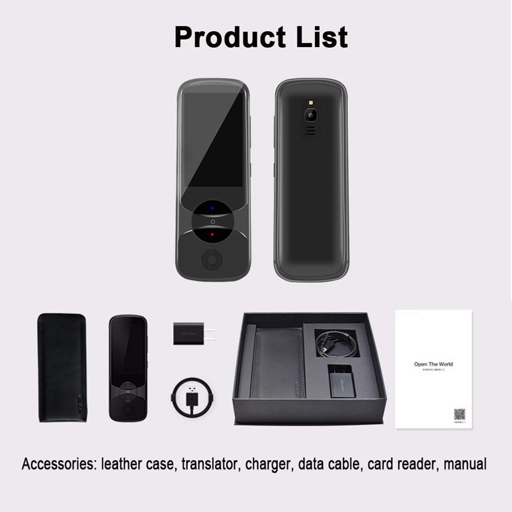 BuBuFu Translator Device, Support 200+ Languages Photo Translation 0.5