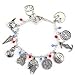 Star Wars 7 ( 11 Themed Charms) Silvertone Metal Charm Bracelet