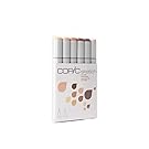 Copic Markers 6-Piece Sketch Set, Skin Tones I