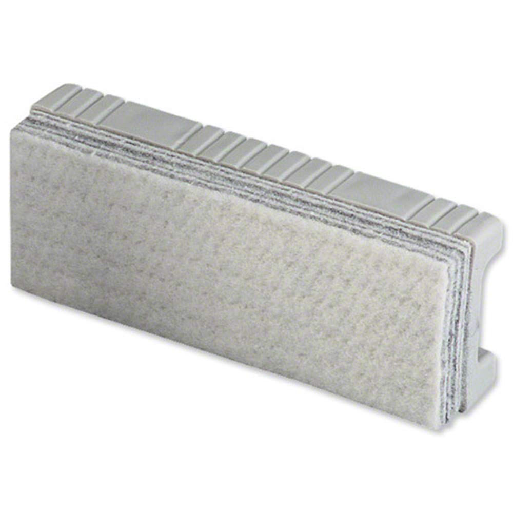 FIRST4MAGNETS Grey Dry Wipe Whiteboard Eraser-10 Peel Off Layers-Home & Office (1 Pack), 15x10x3 cm