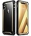 i-Blason Ares Full-Body Rugged Clear Bumper Case for iPhone Xs Max 2018 Release, Gold, 6.5