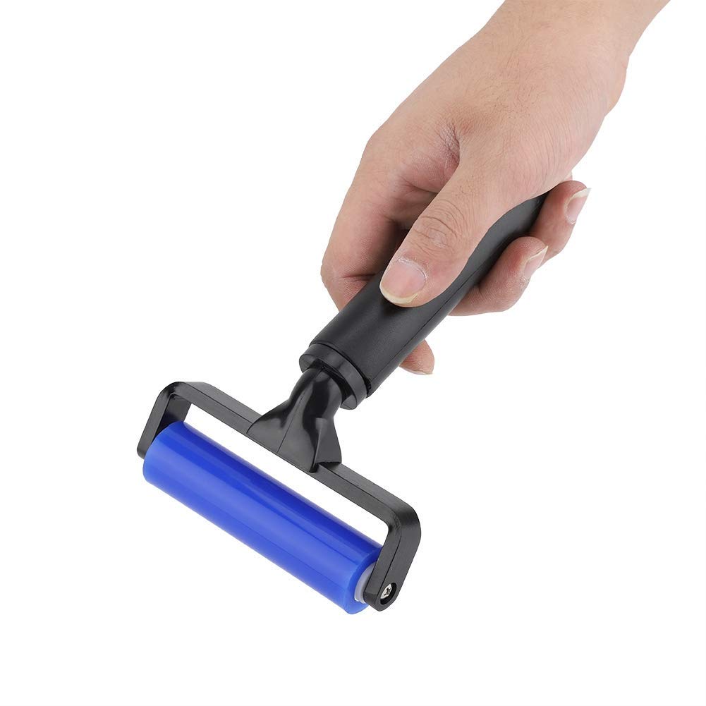 Dust Removal Roller Four Sizes Sticky Roller Anti-Static Roller Brush Manual Cleaner Tool (4")