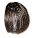 Smilco Mini Ultra Thin Fake Hair Bangs Extensions Clip In Bangs Fringe Front hair extensions (Natural Brown)