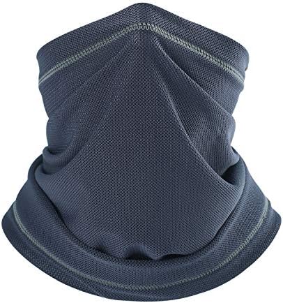 Summer Neck Gaiter Sun UV Dust Protection Face Mask Breathable Coolskin Thin Bandana for Fishing Hiking Motorcycling