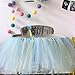 ANYI16 Gold Glitter Sparkle 1st Birthday Cone Hat with Adjustable Headband for Baby Boy Party Supplies(Blue)