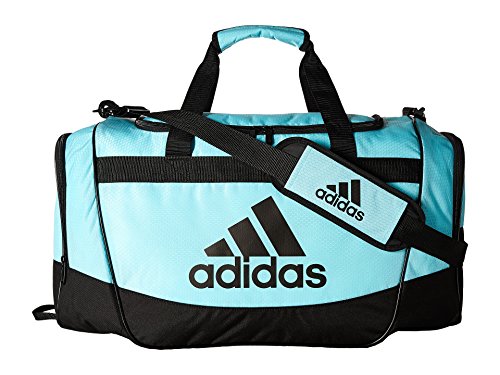 adidas Defender II Duffel Bag (Medium, Clear Aqua/Black)