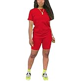 Nimsruc Two Piece Outfits For Women Summer Sweatsuits