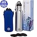 Bottle Guardian Stainless Steel Bottle Insulator - temperature tested; exclusive BottleFit spacers; BPA free - set includes steel bottle, zipper sleeve, 3 spacers, and bottle opener