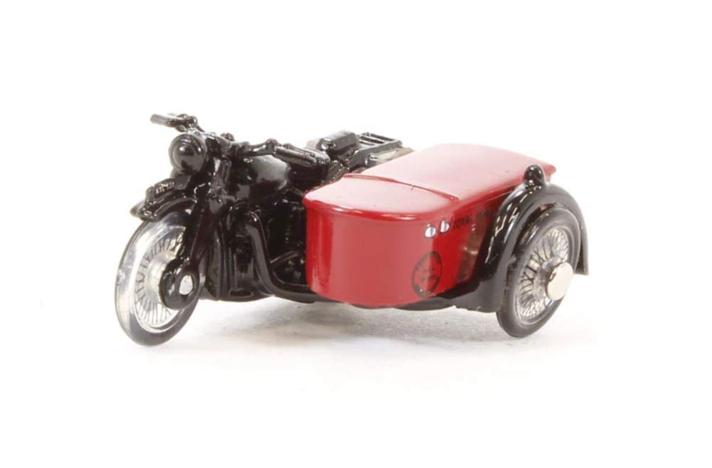 Oxford Diecast 76BSA003 Royal Mail BSA Motorcycle_Sidecar