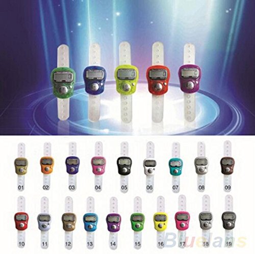 Krismile® pack of 10ps electronic row counter finger r…