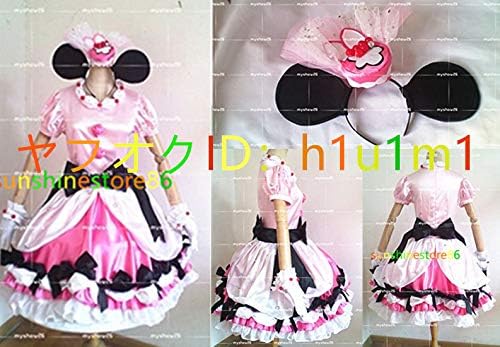 Amazon 実物撮影 ディズニー テーブルイズウェイティング ミニー コスプレ衣装 全セット コスプレ 仮装 通販