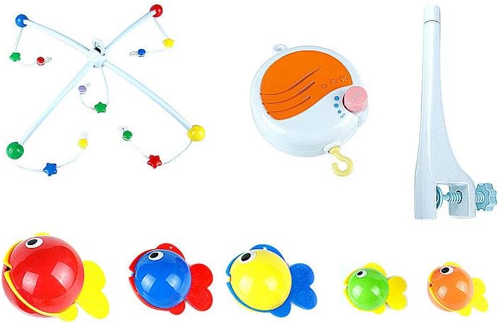 Meero London 6915 New Born Baby Cot's Mobile Musical Stroller's Activity Toy,Adjustable Arm to Fit All Cots - Image 5