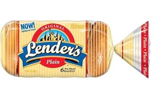 Pinnacle Foods Lenders Plain Sliced Bagel, 2 Ounce - 12 per case.