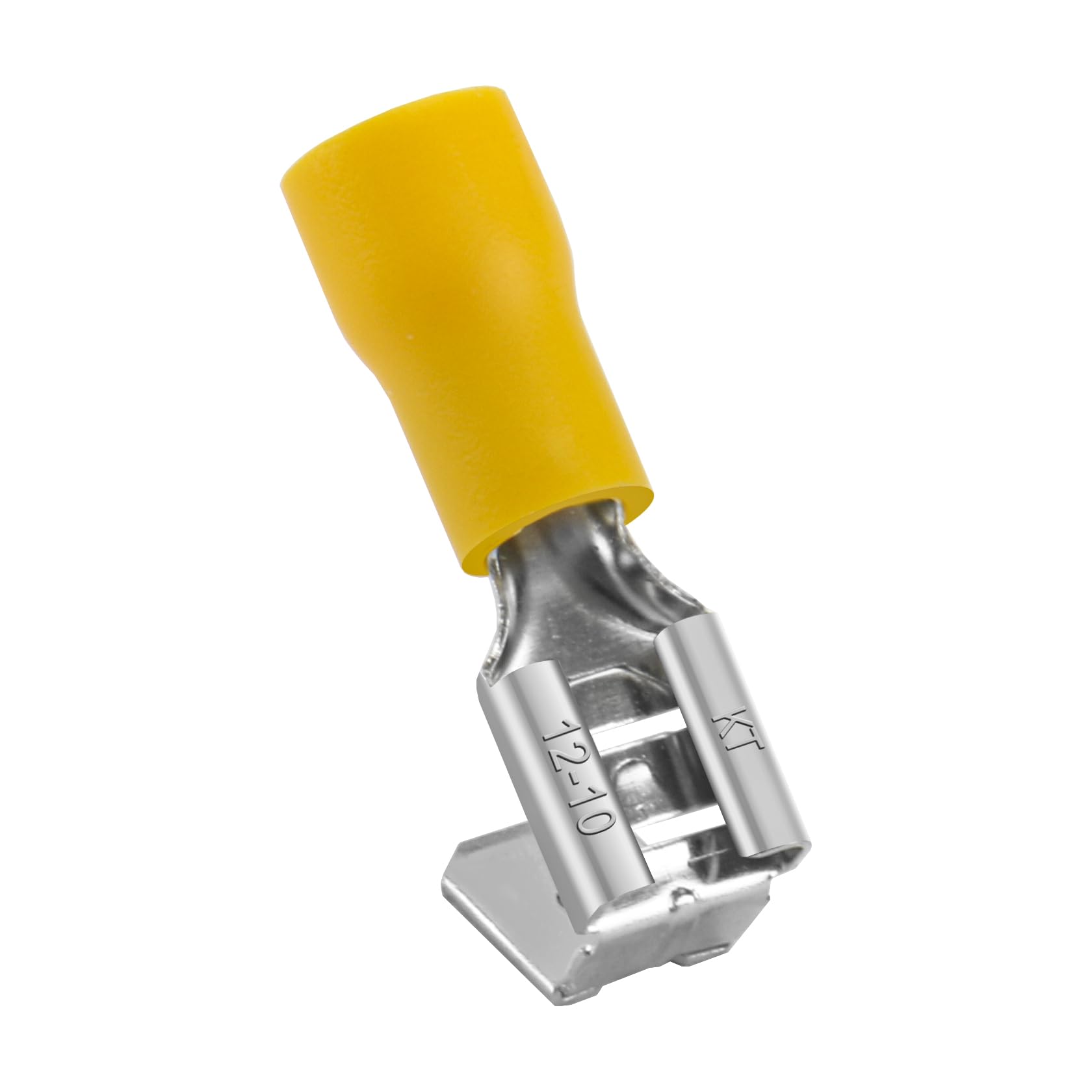 Heschen male multi-stack disconnector spade crimp terminal yellow, PBDD-L, 100 pcs