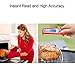 Meat Thermometer Food Thermometer Instant Read Thermometer Cooking Thermometer Grill Thermometer BBQ Thermometer High Accuracy Kitchen Thermometer Digital Thermometer (Red288)