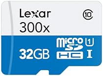 Lexar High-Performance MicroSDHC 300x 32GB UHS-I/U1 w/Adapter Flash Memory Card - LSDMI32GBB1NL300A