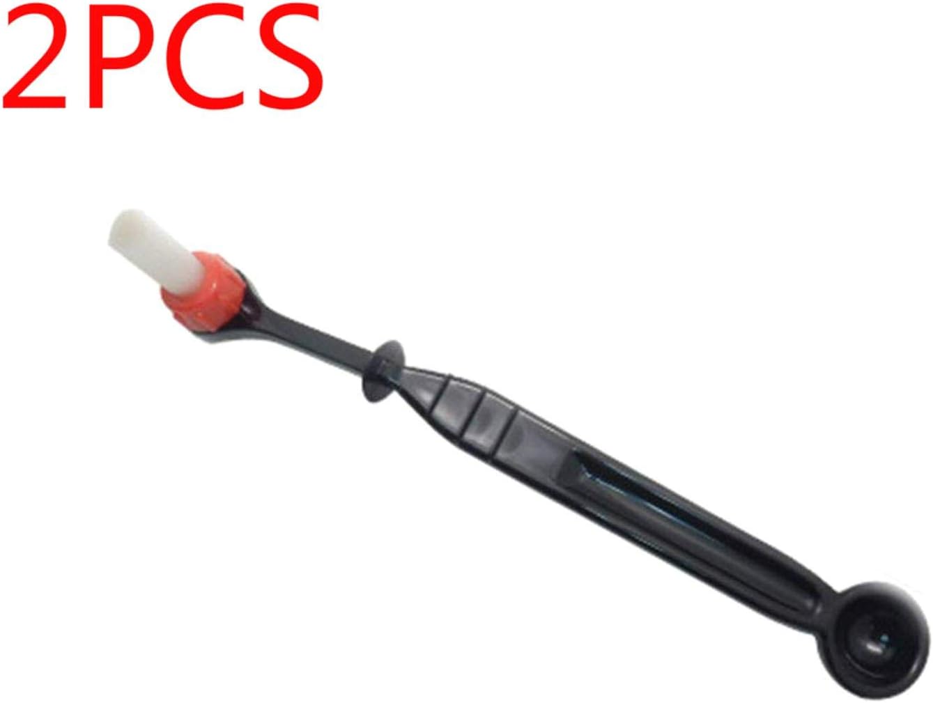 Sepikey 2PCS Brush Nylon Dual-use Durable Practical Black Detachable Coffee Machine Brush