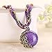 Bohemia Cats Eys Opal National Personality Peacock Pendant Necklace for Woman Fashion Jewelry 18