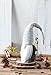 Funoasis Christmas Gnome Gifts Holiday Decoration Kids Birthday Present Handmade Tomte Plush Doll, Home Ornaments Tabletop Santa Figurines 19 Inches (Grey Point)