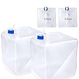Vouchmind 2 Pack 5.3 Gallon BPA Free Collapsible