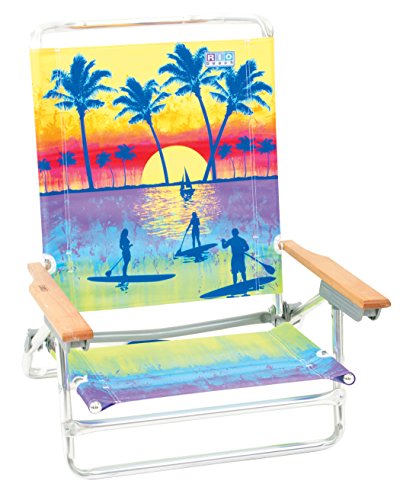 Best rio brands 5 position classic lay flat beach chair