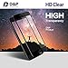 D&P Screen Protector Tempered Glass Compatible with iPhone 7, 9H 3D Curved Tempered Glass Ultra Clear Screen Protector Case Friendly Front and Back Easy Install