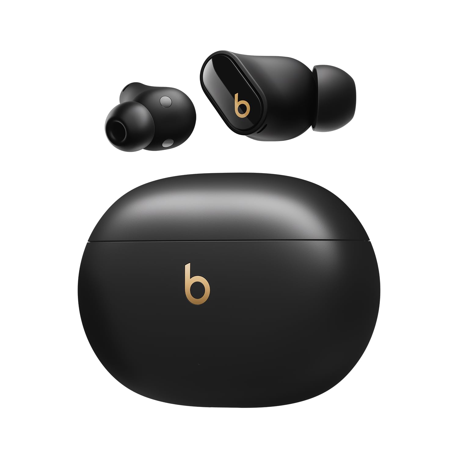 Beats Studio Buds +| ワイヤレスノイズキャンセリングイヤフォン - AppleデバイスとAndroidデバイスで互換性が向上、内蔵マイク、耐汗仕様Bluetoothイヤフォン、空間オーディオ - ブラック/ゴールド商品画像