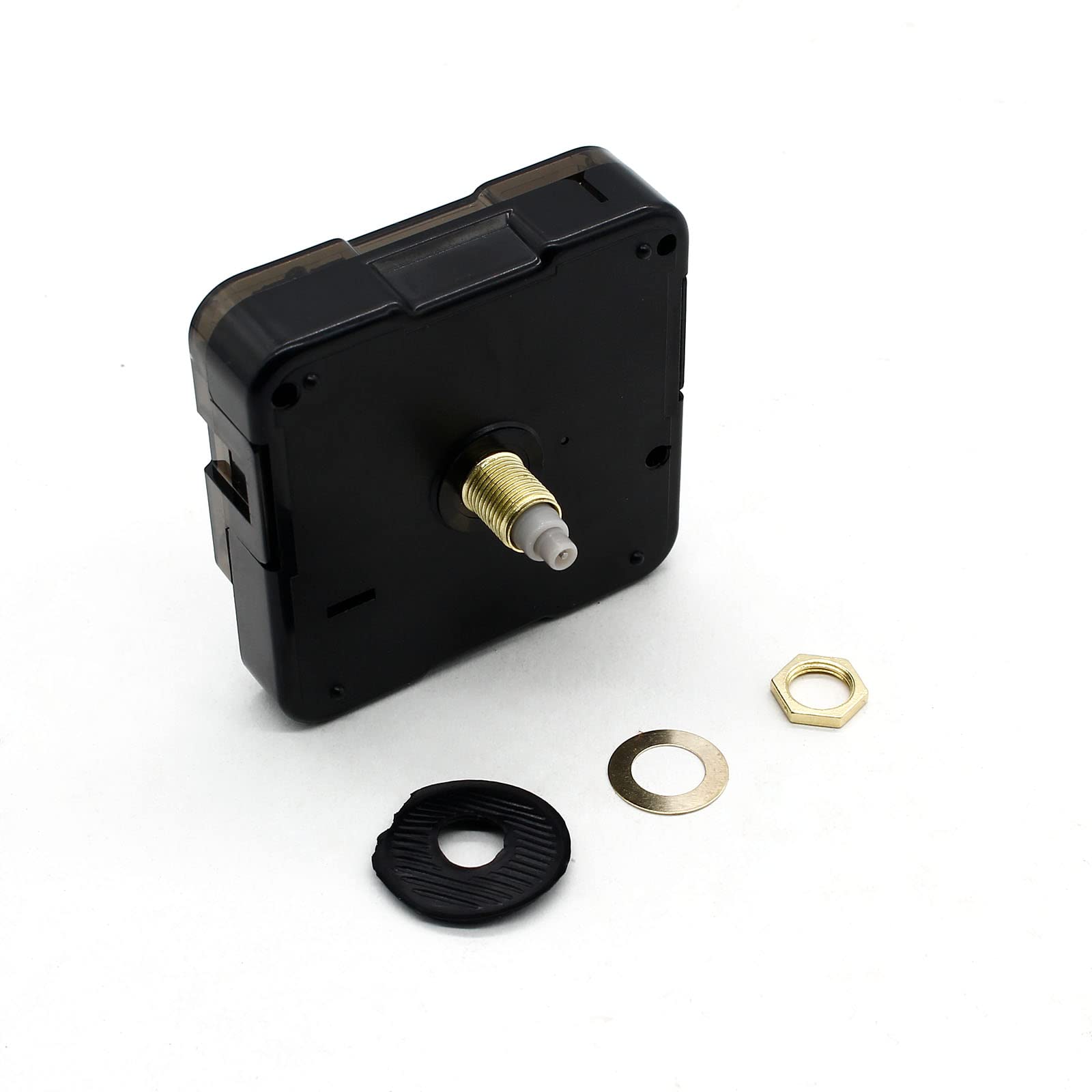 Photo 1 of Suiwotin 1pc Clock Mechanism Replacement, 18.5mm/0.72 Inch Shaft Length Wall Clock Mechanism, Quartz Clock Movement, DIY Silent Movement Mechanism Replacement (Thread: 0.35"/8.9mm)