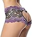 Sofishie Stylish Heart Shape Boy Short - BlackPurple - Medium