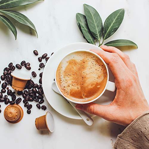 rezemo Collection | 70 nachhaltige rezemo Kaffeekapseln aus Holz | 5 edle Kaffeesorten im praktischen Set | für… – Bild 3