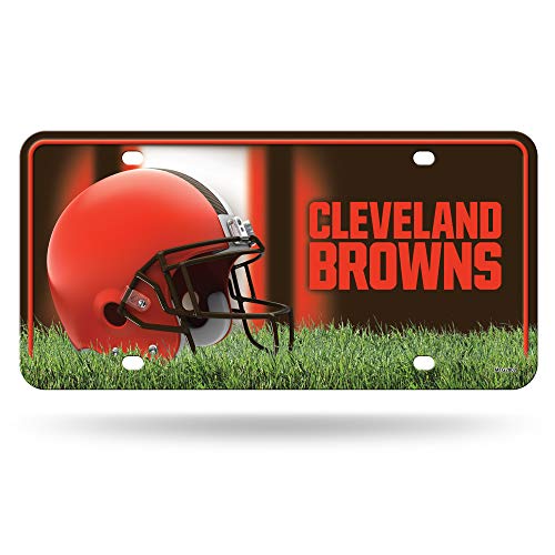 Rico Industries NFL Football Cleveland Browns Primary Metal Tag 6 x 11.5-