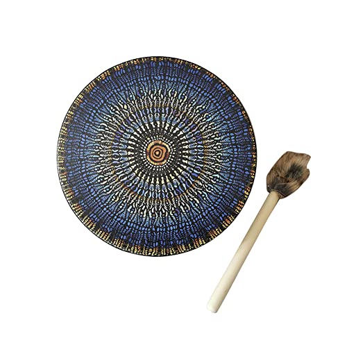 AZURAOKEY Shaman Drum, 10 Inch Frame Drum Desktop