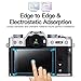 QIBOX Compatible with Fujifilm X-T30 Screen Protector, 3-Pack Tempered Glass LCD Protective Screen Guard Compatible for Fujifilm X-T30 X-T100 X-E3 X-A1 X-A2 X-M1 X-T20 X-T10 X30 Panasonic Lumix lx100