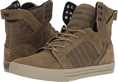 Supra Men's Skytop Shoes Size,11.5,Olive/Sage