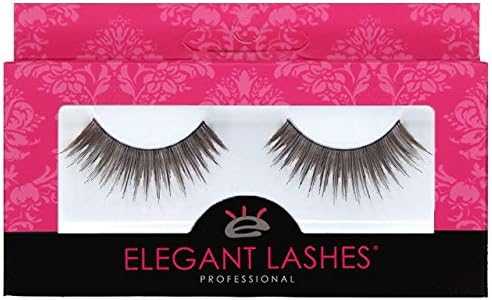 Elegant Lashes #047 Brown - Professional 100% Natural Human Hair False Eyelashes