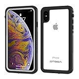 OTBBA iPhone Xs Max Waterproof Case, Protective IP68 Certified Full Sealed Underwater Cover Rugged Dustproof Snowproof Shockproof Waterproof Phone Case for iPhone Xs Max (Clear)