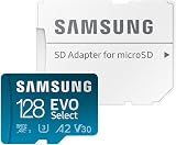 Samsung EVO Select 128GB microSDXC U3 130MB/s with SD Adapter EU view 2