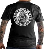 Sons Of Libery Don't Tread On Me Reaper AR-15. Black/LRG T-Shirt. Made In USA