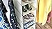 Home Hanging Clothes Storage Box (6 Shelving Units) Durable Accessory Shelves - Eco- Friendly Closet Cubby, Sweater & Handbag Organizer - Keep Your Wardrobe Clean & Tidy. Easy Mount.