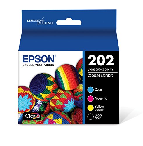 Epson T202 Claria Standard-Capacity Ink Cartridge Multi-Pack - Black and Color (CMYK)