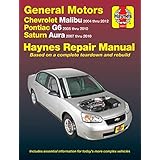 General Motors Chevrolet Malibu 2004 Thru 2012 Hayne S Automotive Repair Manual Haynes Max 9781620920855 Amazon Com Books