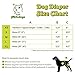 PHILODOGS Dog Diapers Washable Wraps Reusable Doggie Belly Bands Absorbent Pet Puppy Diapers 3Pcs for Female Doggies