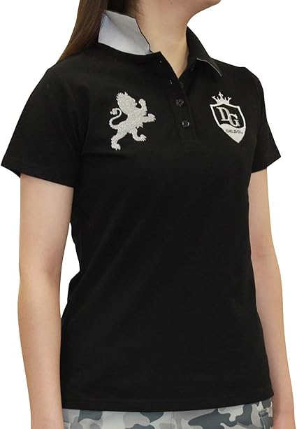 Amazon 7623 Bk 3l 襟ジャガードポロシャツ 大きいサイズ 半袖 ブラック ストレッチ ポロシャツ デルソル ゴルフ ゴルフウェア レディース シャツ 通販